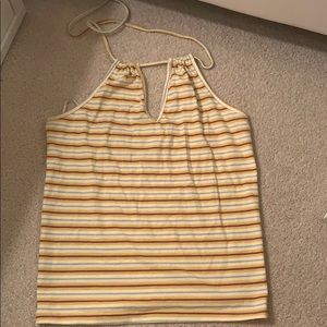 Me to We: Keyhole Tie Neck Halter Tank